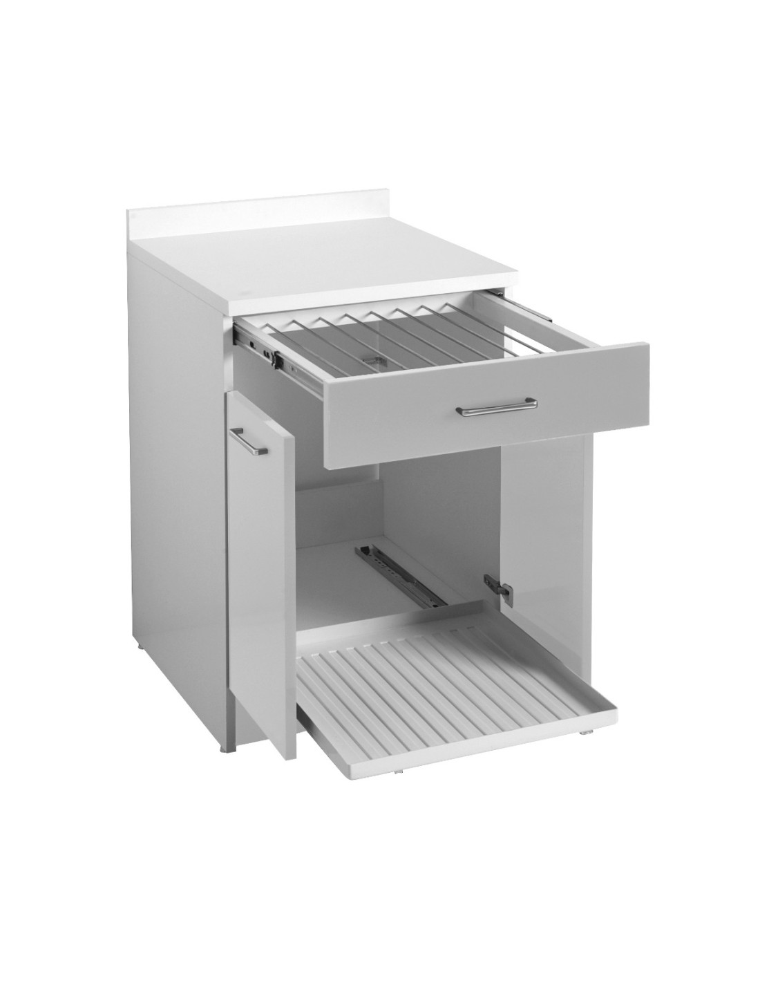 Colavene - Base 60X60xH86 con due ante con stendino estraibile