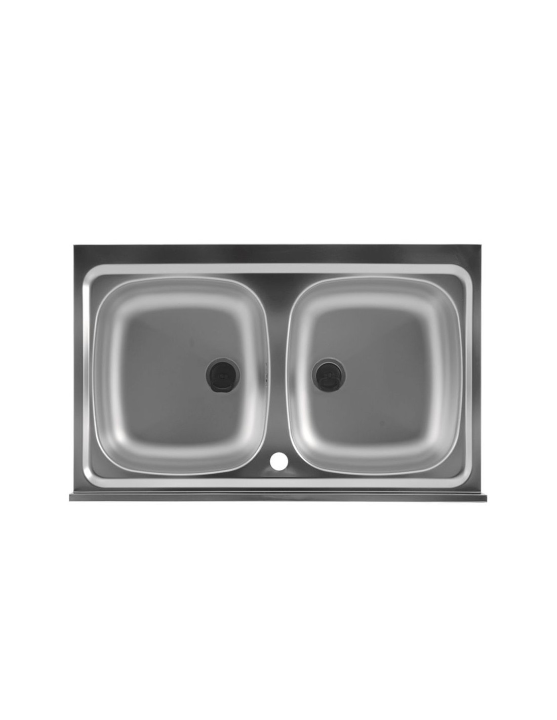 Colavene - Lavello in acciaio inox doppia vasca 90x50cm - 109100V