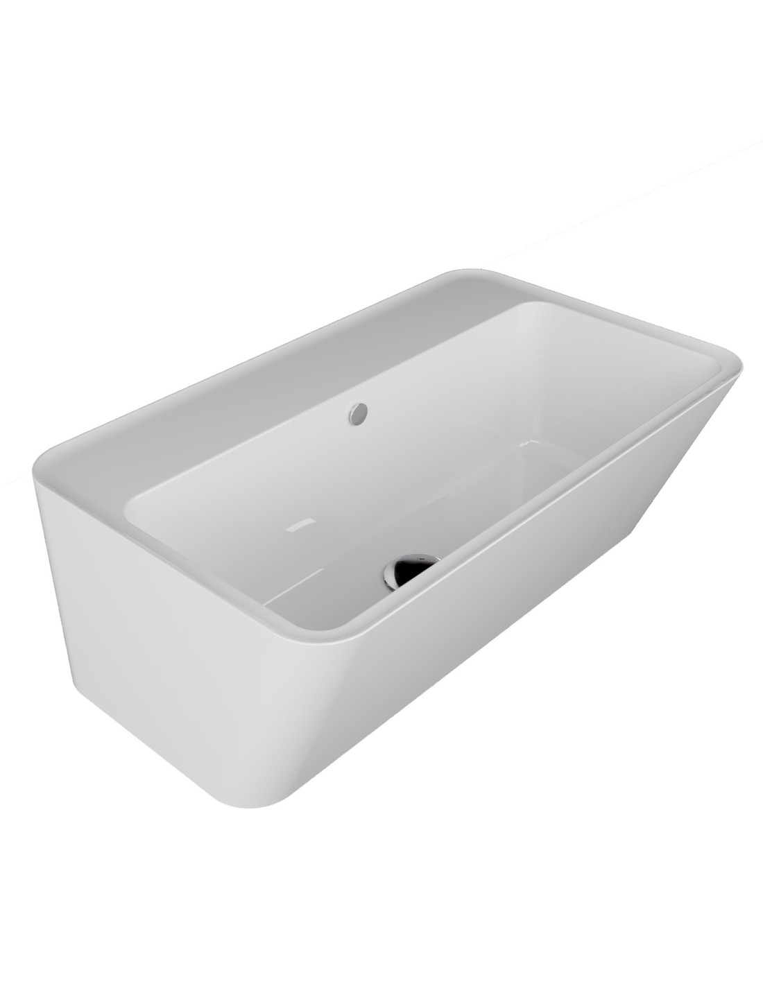 COLAVENE - WYNN lavabo profondo in ceramica 70X40 h 25 cm + foro - LAW7041F
