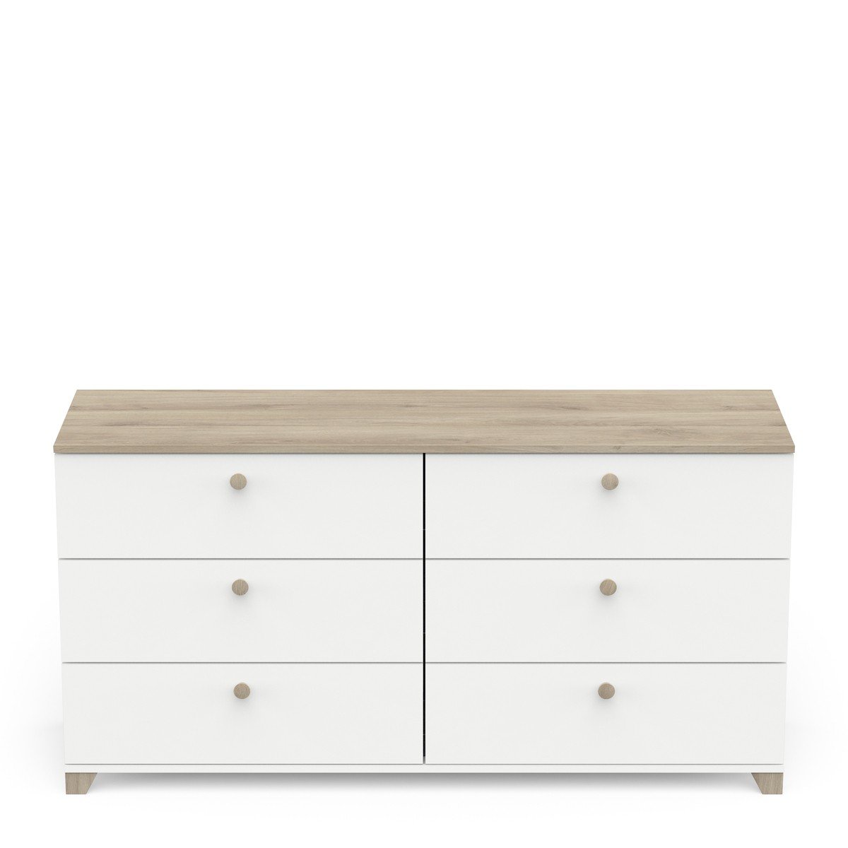 Commode 3+3 tiroirs L150,5 cm - IZZY