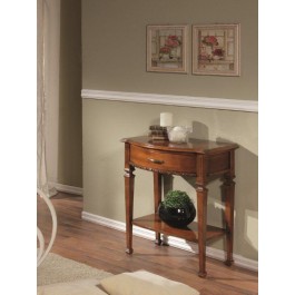 CONSOLLE 1 CASSETTO LEGNO COL NOCE FINITURA BASSANO - codluis 906