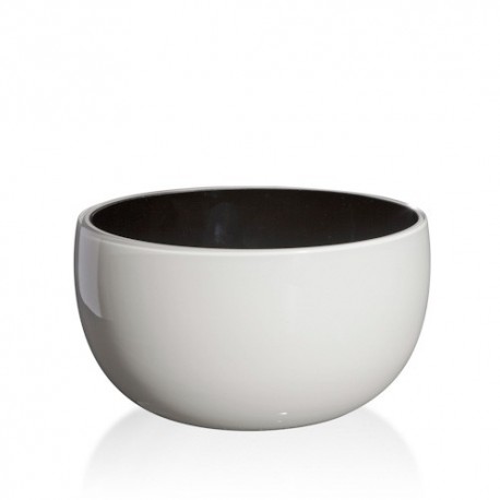 Coppa in vetro di murano Carlo Moretti pirus opalino