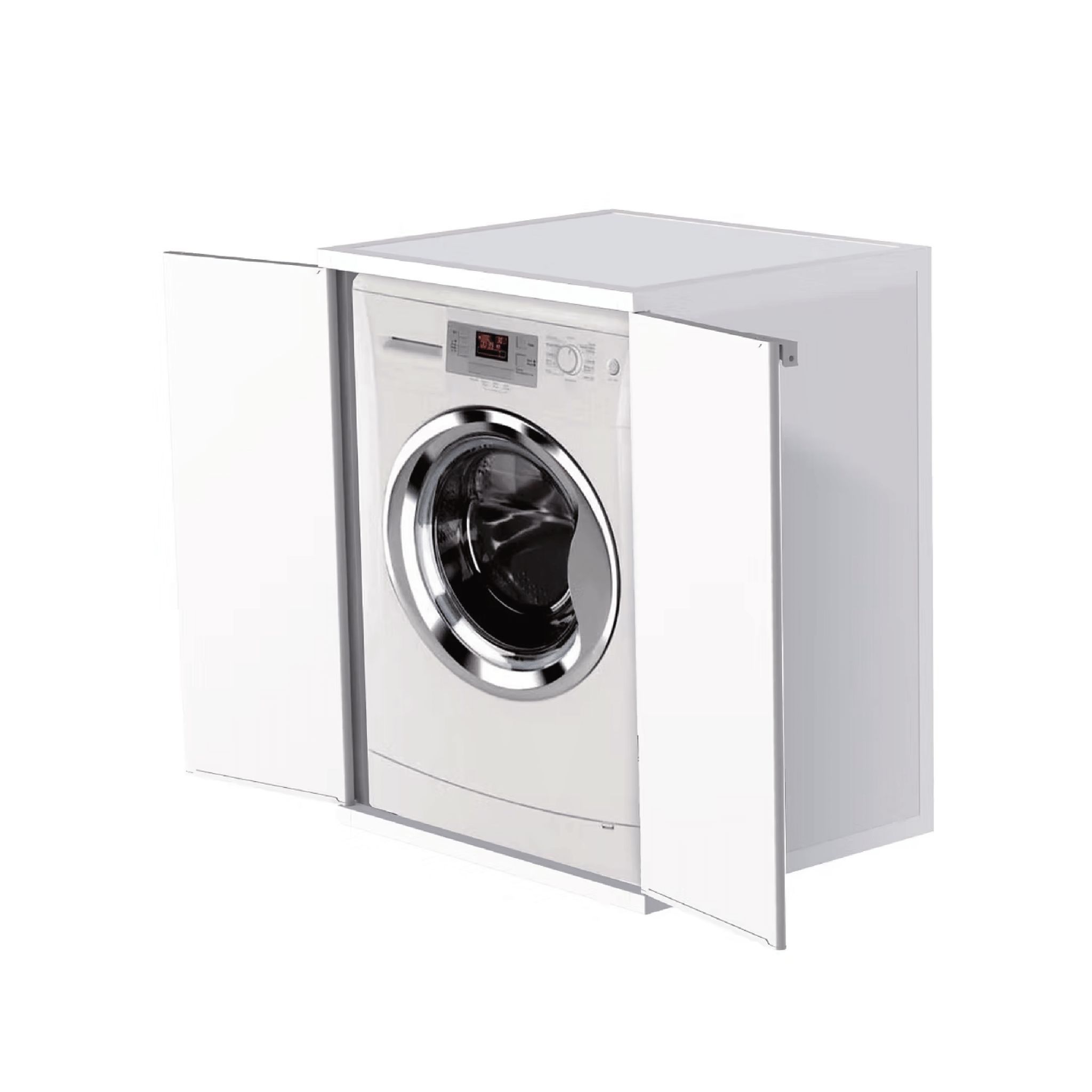 Mobile Per Lavatrice Esterno 68,5x64,5 Mongardi "Outdoor" Bianco Lucido