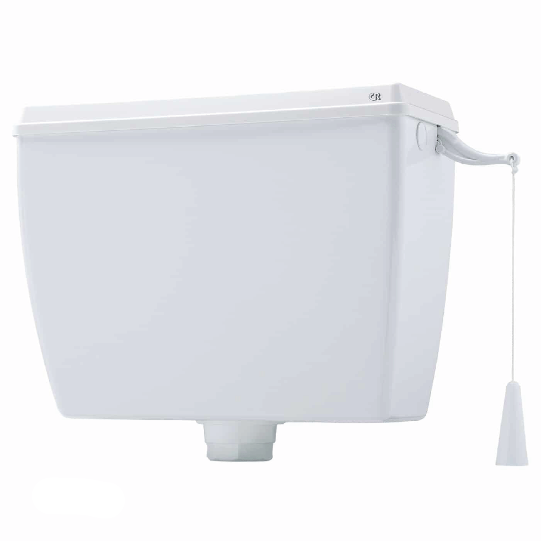 Cassetta a Zaino Per Wc Tradizionale Completa Di Coperchio e Catena CR Smart "Alfa" Bianco