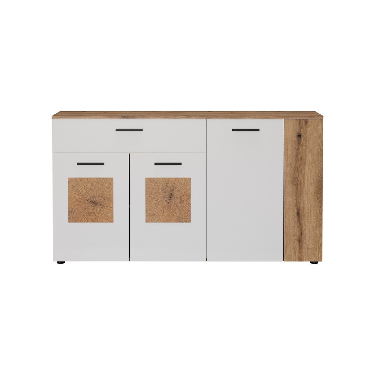 Credenza bassa 4 ante e 1 cassetto L150 cm - VITORIA