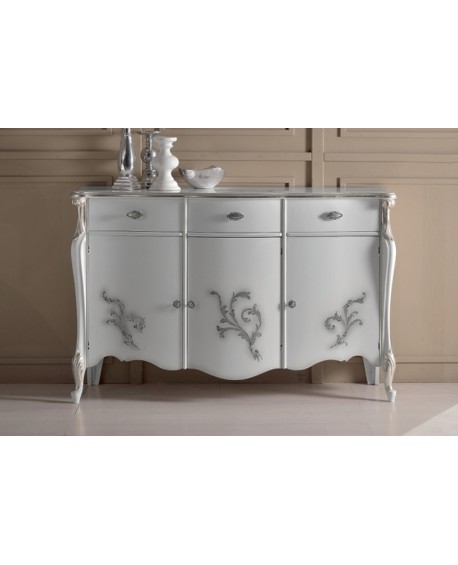 DRESSER WOOD DECORATED WITH HAND INTARSIO