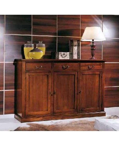 BELIEF cupboard SOLID WOOD WALNUT COLOR L 211 - P 46 H 110