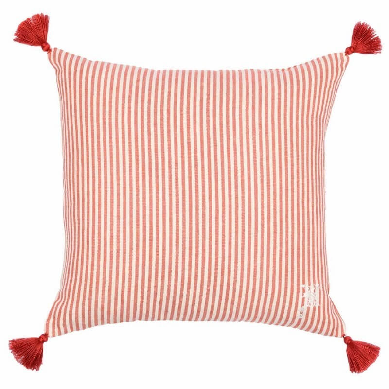Cuscino Rhubarb Stripe Heavy linoen Mindthegap