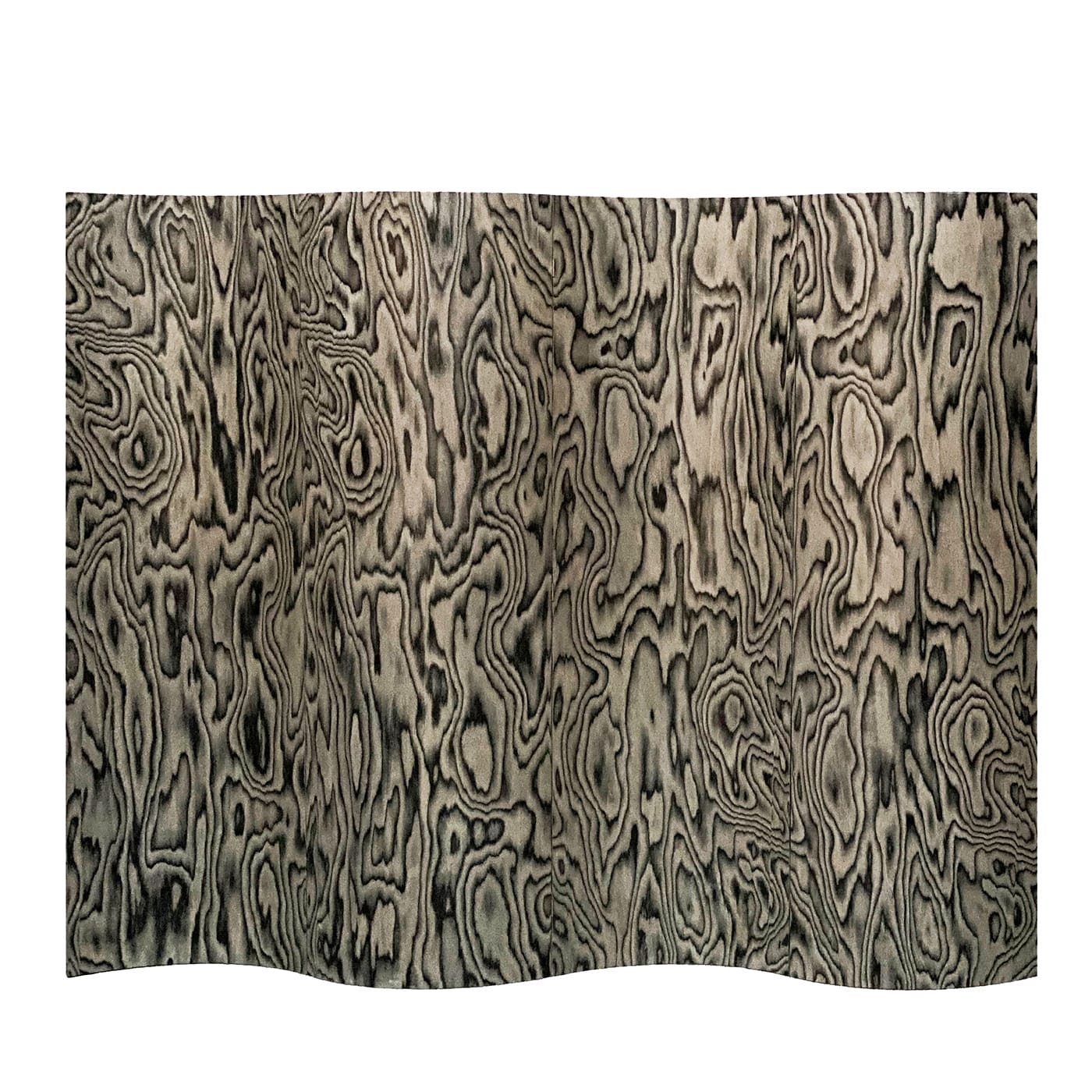 Divisorio per ambienti Separè in impiallacciato Sottsass grigio