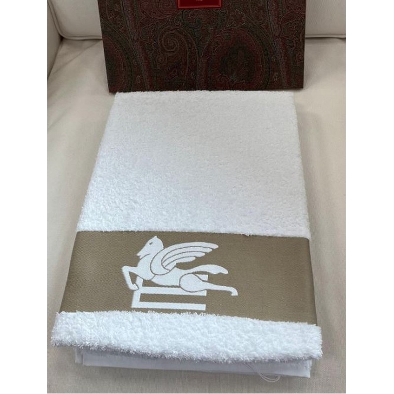 DAFNE TELO BAGNO BIANCO 100% COTONE 100X150 CM. ETRO