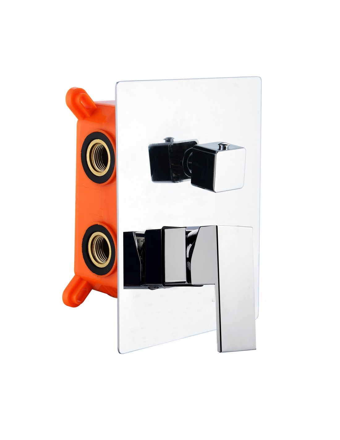 Damast - Miscelatore incasso quadro 3 vie - 15303