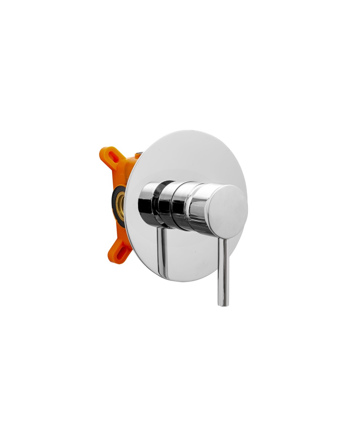 Damast - Miscelatore incasso tondo 1 via - 15304