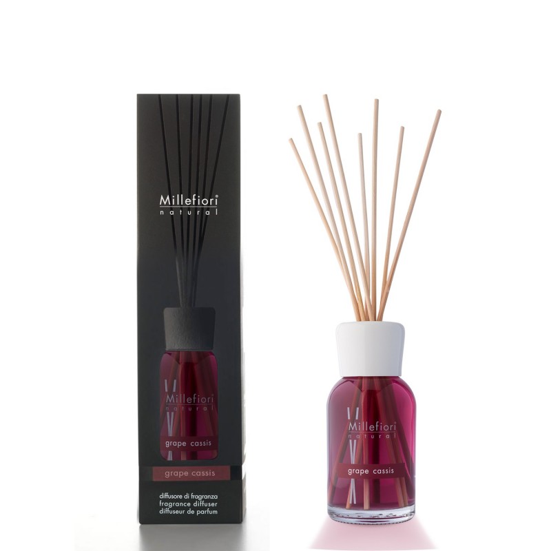 DIFFUSORE DI FRAGRANZA A STICK 100 ML GRAPE CASSIS MILLEFIORI MILANO