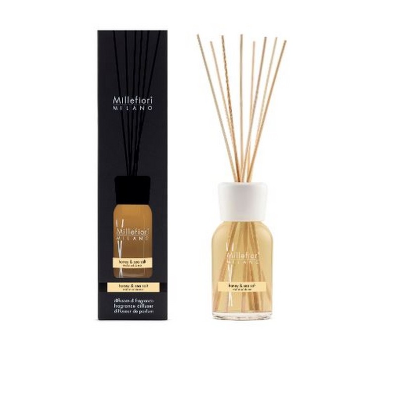 DIFFUSORE DI FRAGRANZA A STICK 250 ML HONEY & SEA SALT MILLEFIORI MILANO