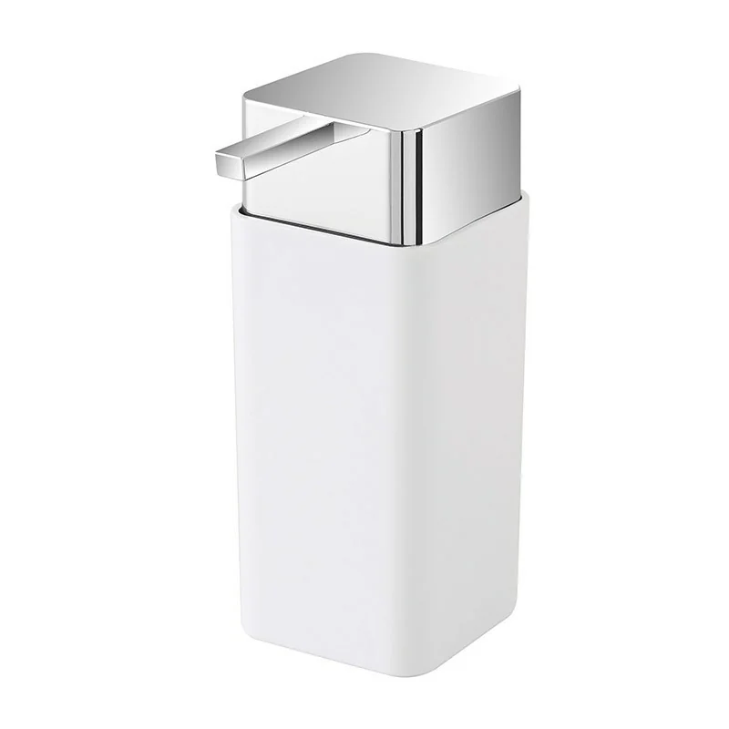 Dispenser 15 cm Sapone Liquido in Plastica Bianco da Appoggio Star