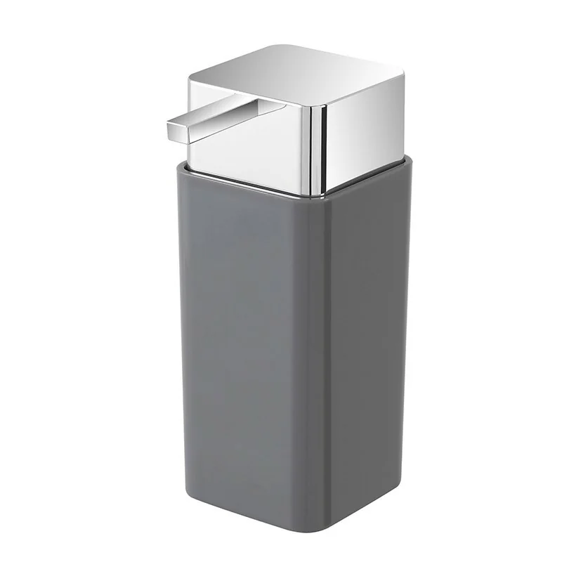 Dispenser Sapone Liquido In Plastica Grigio Da Appoggio Star