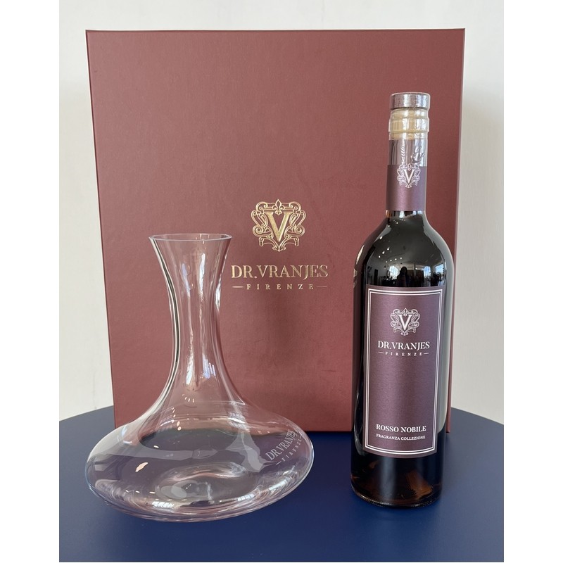 DR. VRANJES DECANTER + FRAGRANZA D'AMBIENTE ROSSO NOBILE DA 750 ML