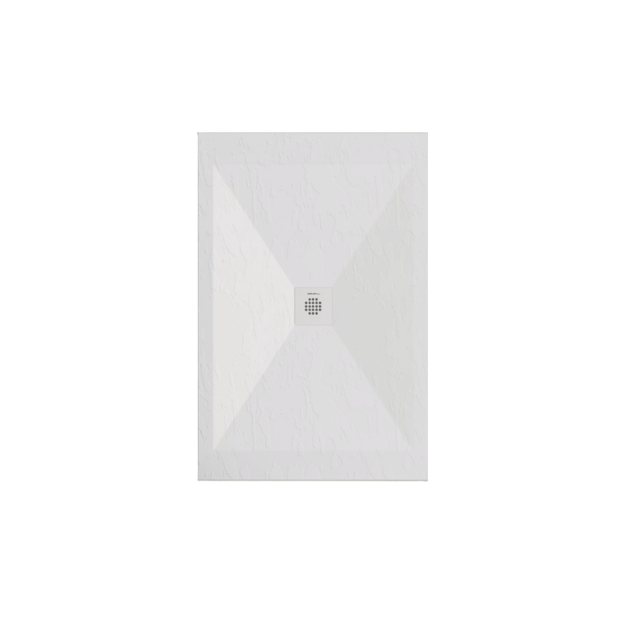 Piatto Doccia 70x100 Effetto Pietra Duplach "Sorty" Bianco