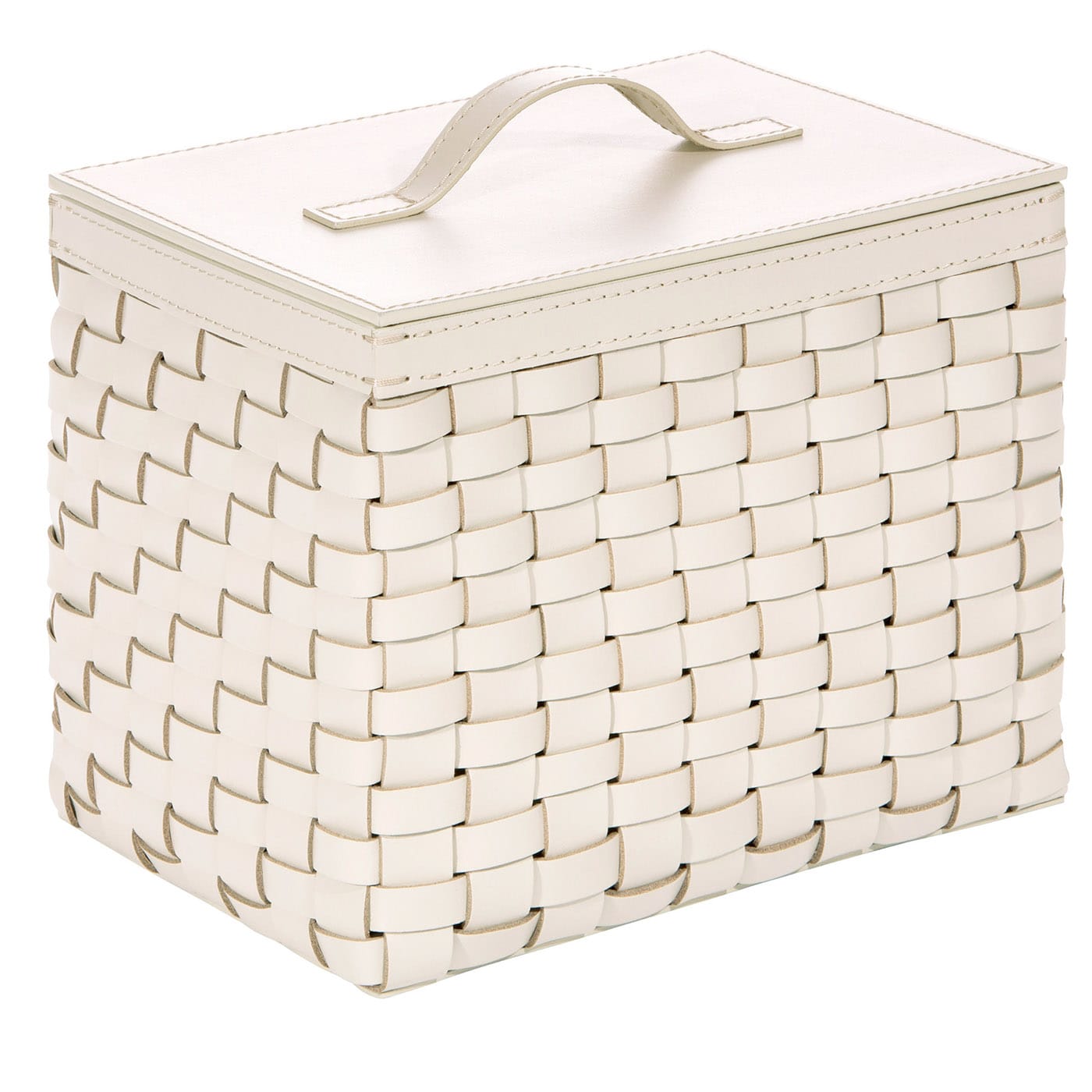 Basket Contenitore Rettangolare con Coperchio Barcelona per Interno & Esterno