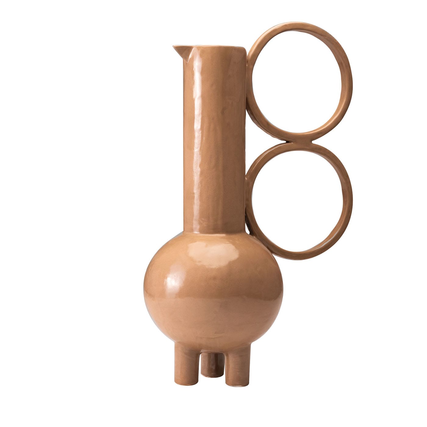 Vaso in ceramica Frazione Taupe Florentine