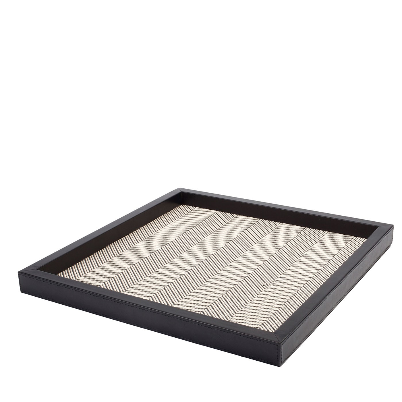 Vassoio quadrato in cotone cerato Febe