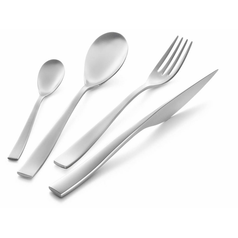 EME ETOILE SET 24 POSATE ACCIAIO SABBIATO