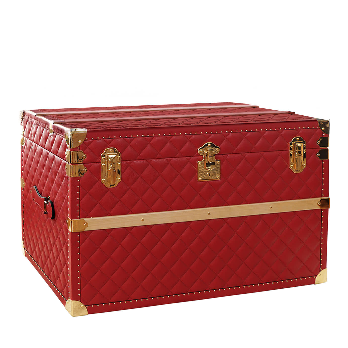 Baule Reale in Pelle Rossa