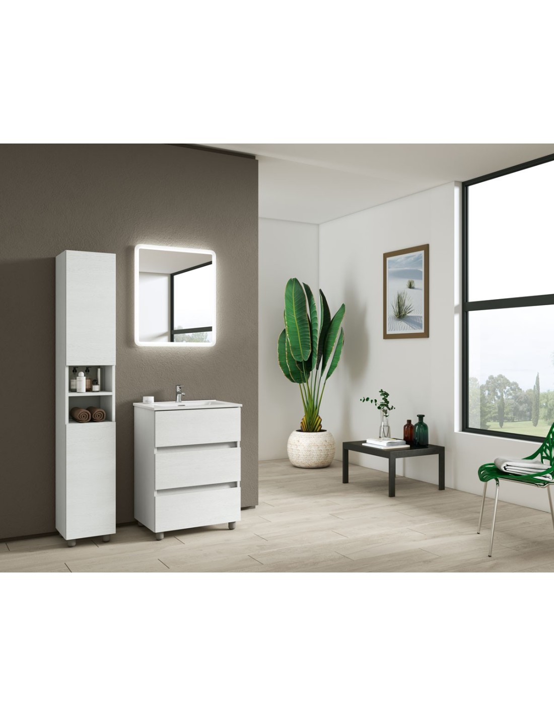 Falegnameria Adriatica - Composizione Kora XL 02 [mobile da 60cm]