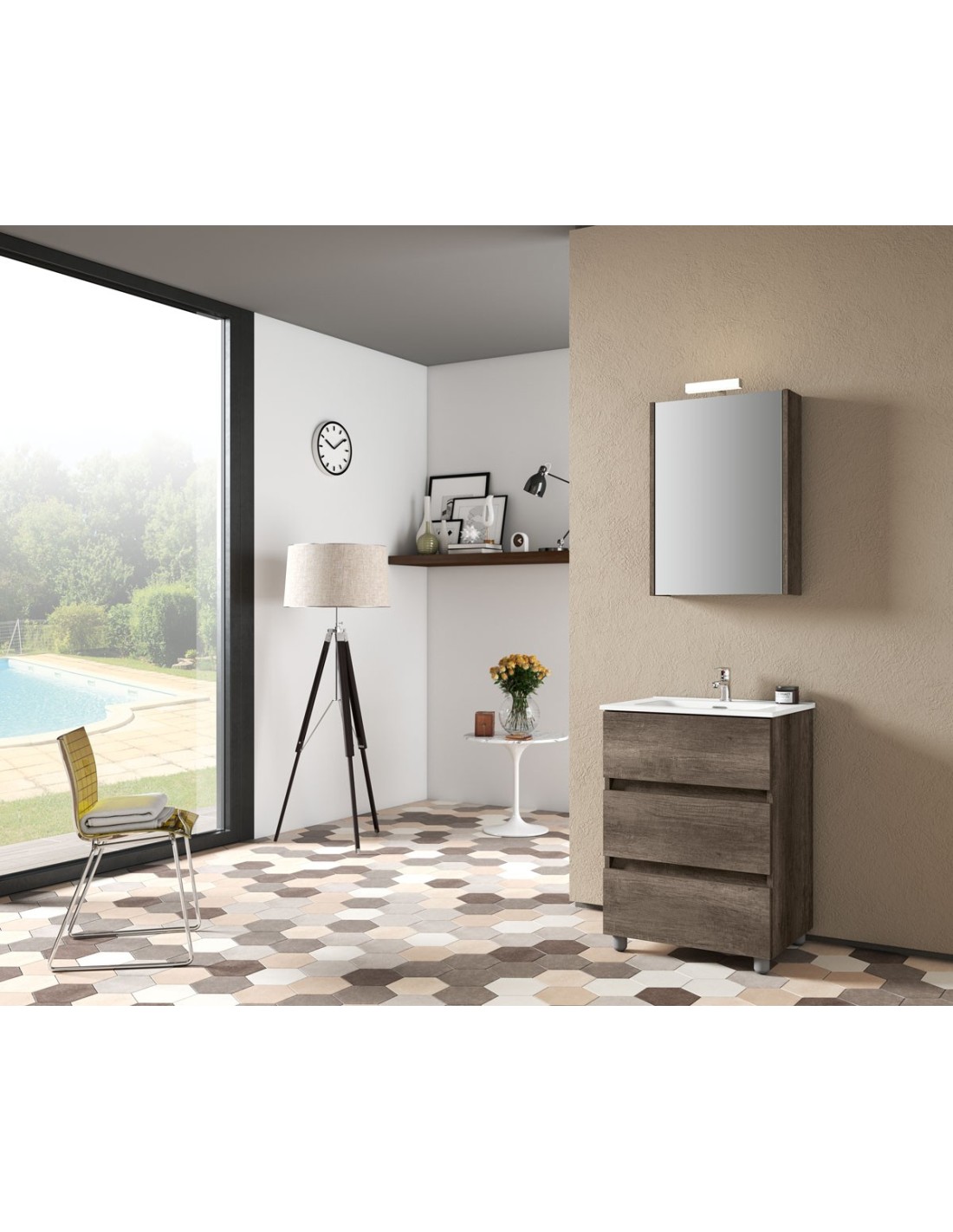 Falegnameria Adriatica - Composizione Kora XL 03 [mobile da 60cm]