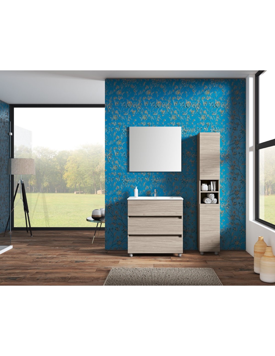 Falegnameria Adriatica - Composizione Kora XL 05 [mobile da 80cm]