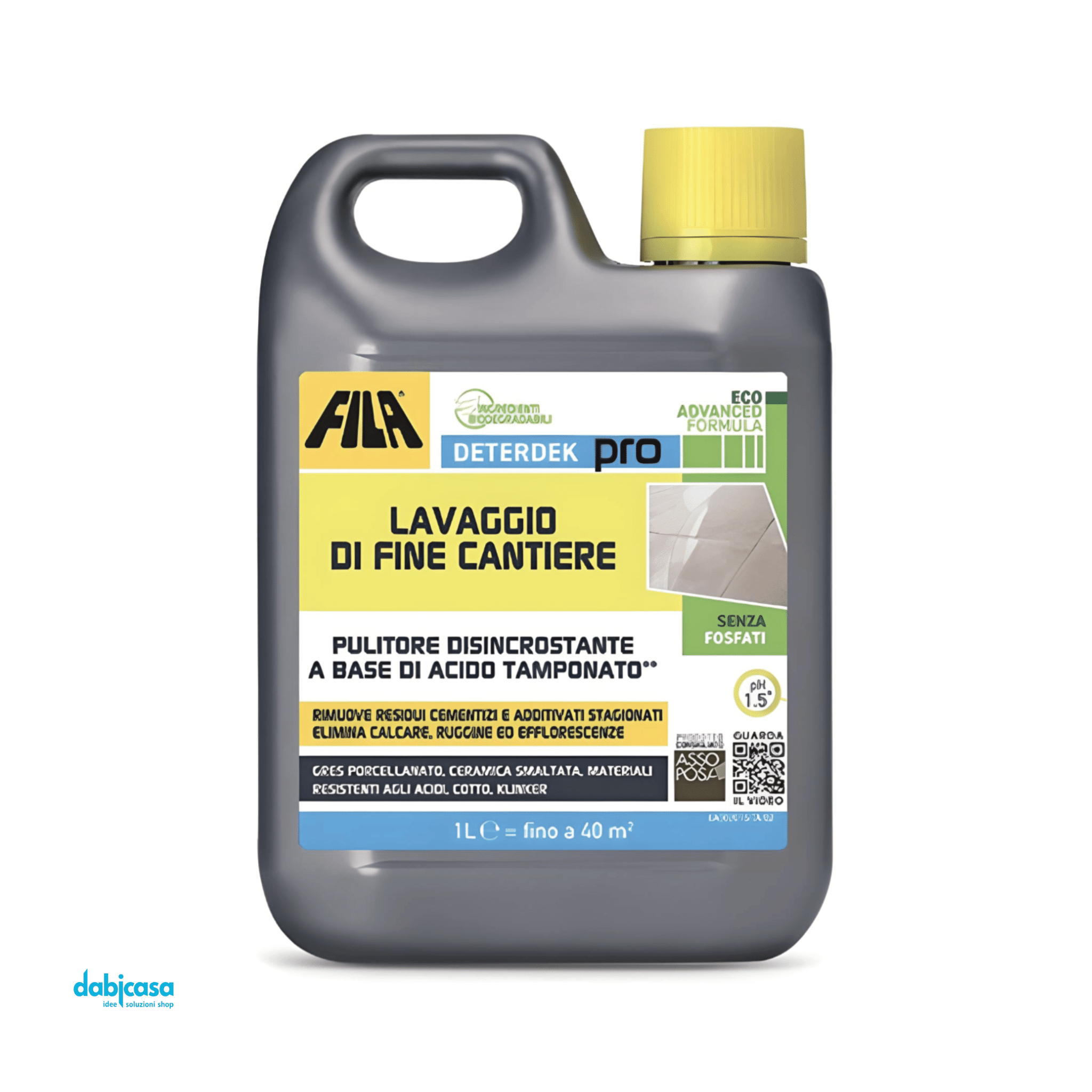 Fila Pulitore "Deterdek Pro" Lavaggio Fine Cantiere