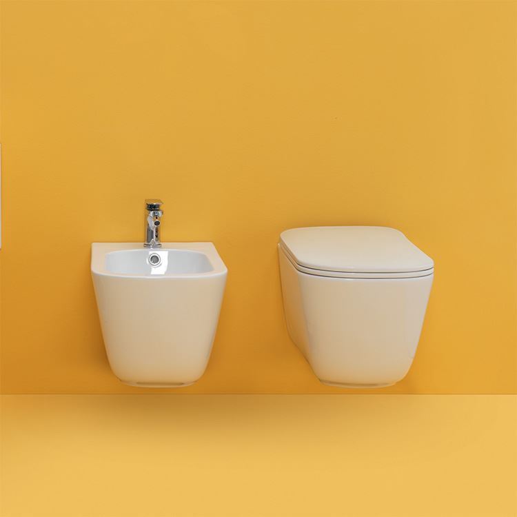 Wc e bidet sospeso Tribeca Kerasan