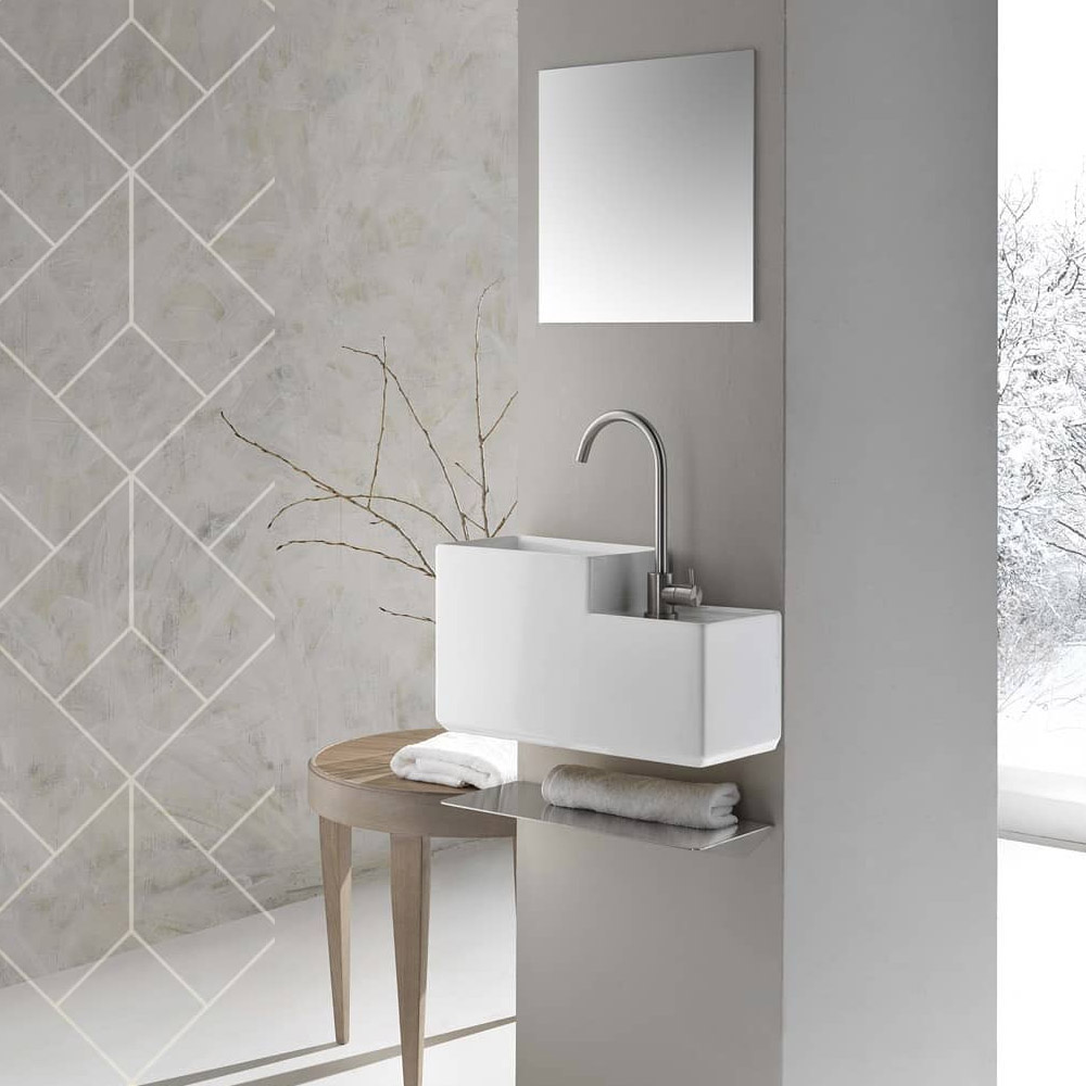 Lavamani sospeso rettangolare Kombo AeT Italia