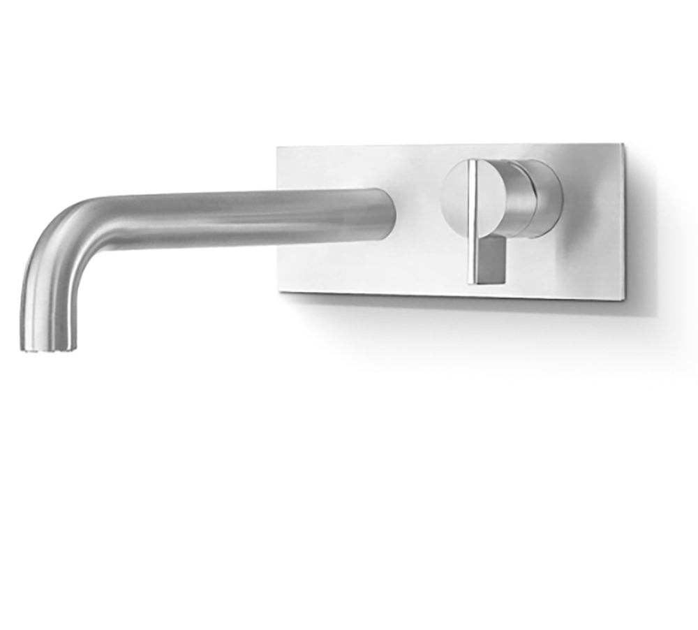 Miscelatore vasca da parete con piastra Insert Linki