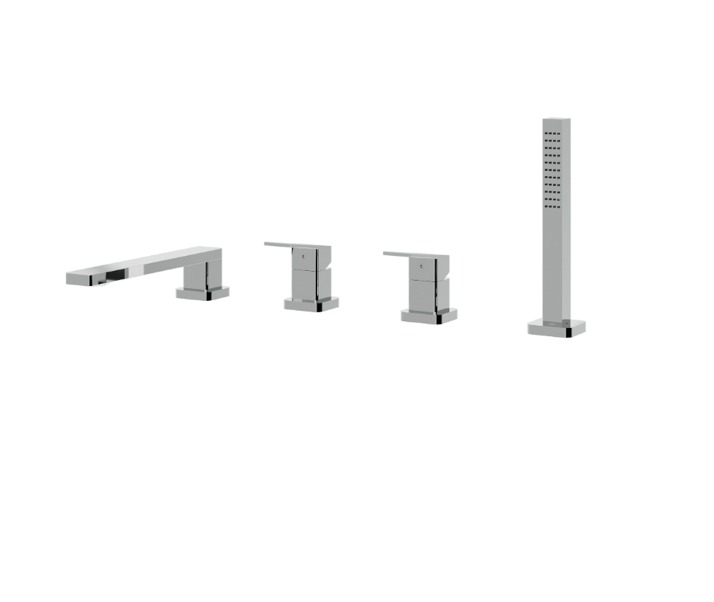 Batteria bordo vasca 4 fori Pa36 Treemme