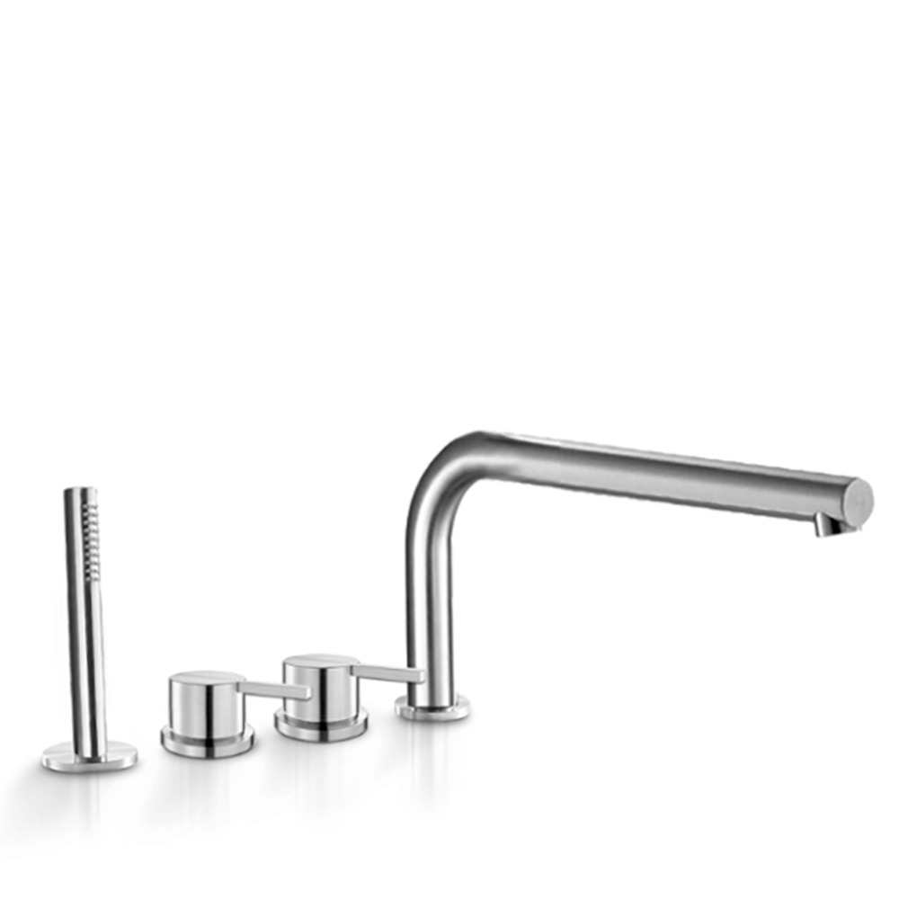 Gruppo bordo vasca quattro fori Stylo Linki