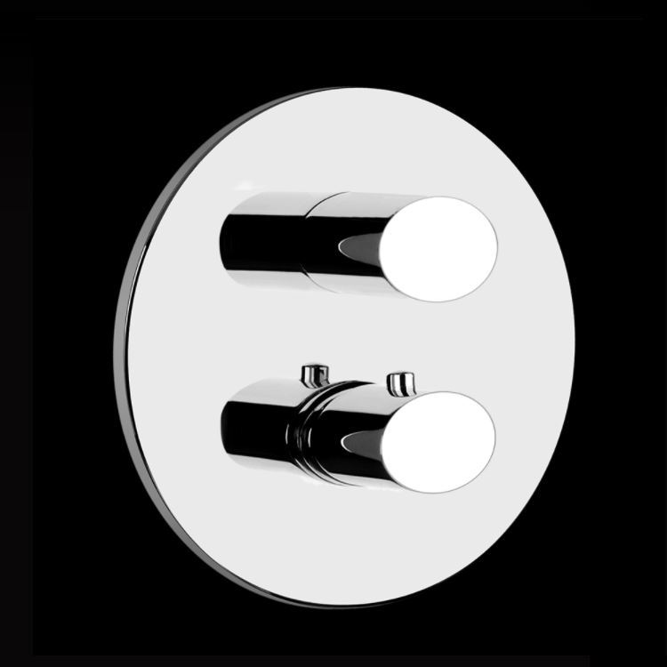 Miscelatore Termostatico a due uscite Ovale Gessi