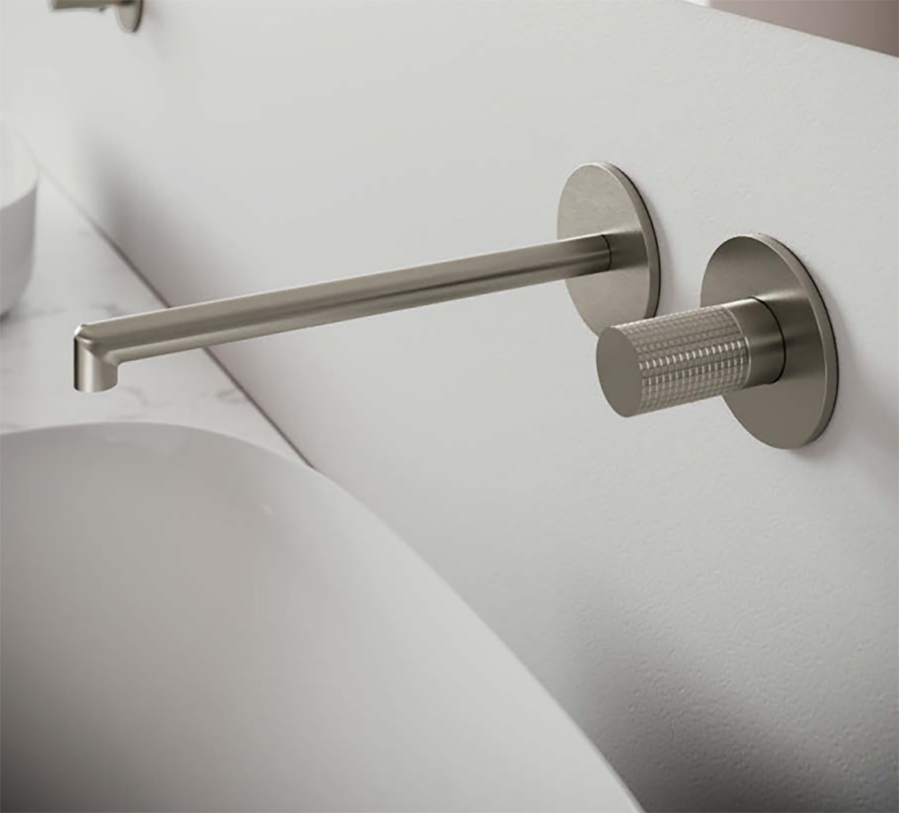 Miscelatore lavabo a parete senza piastra T30 Treemme