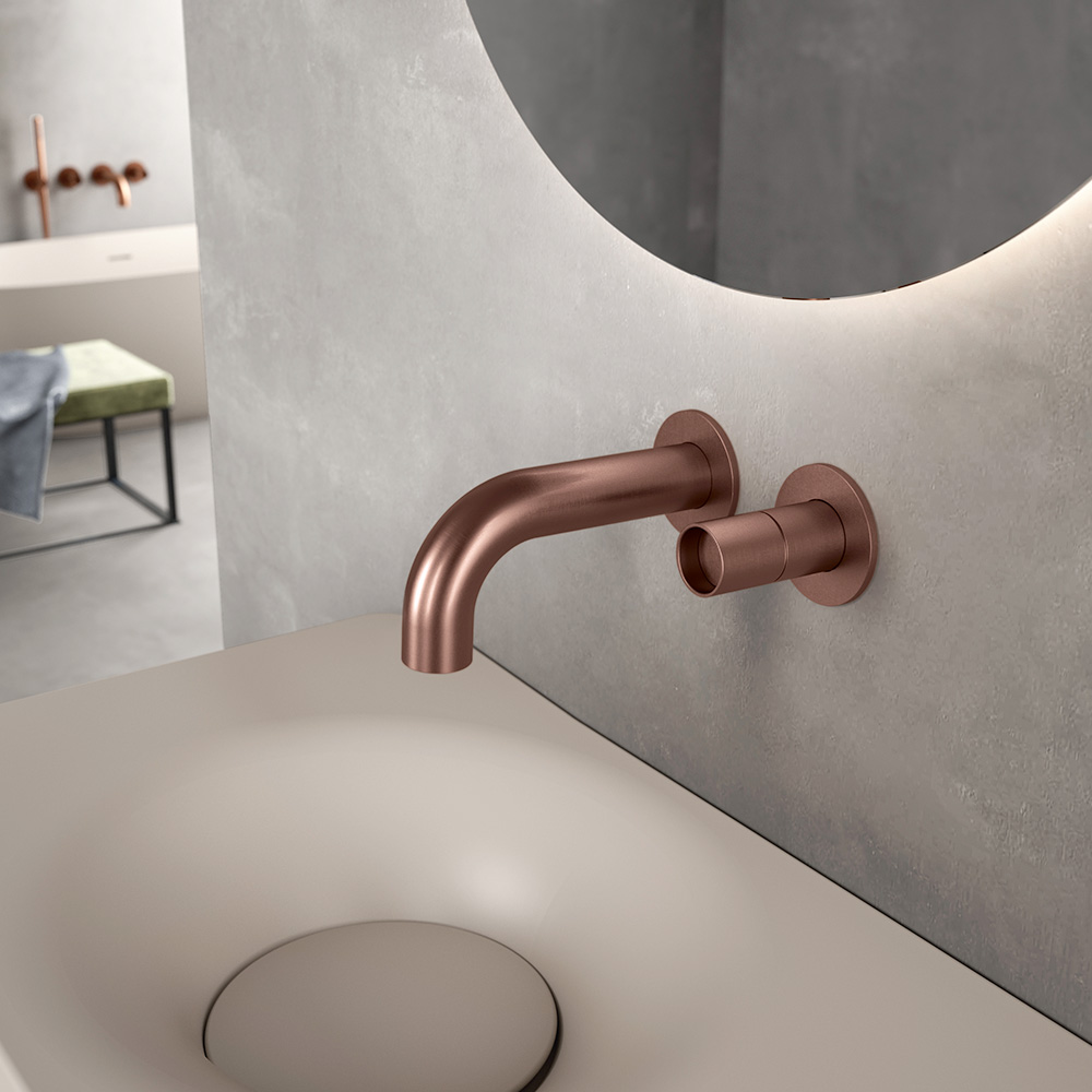 Miscelatore lavabo a muro Watertube Treemme