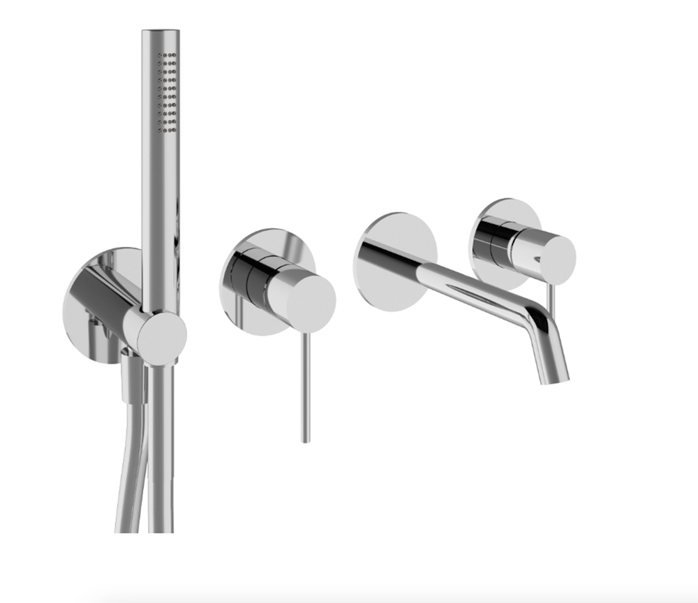 Gruppo vasca/doccia ad incasso Up+ Treemme