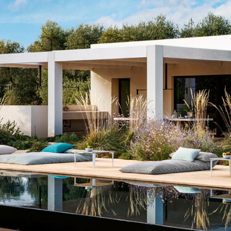 Letto da esterno in tessuto Wave Myyour