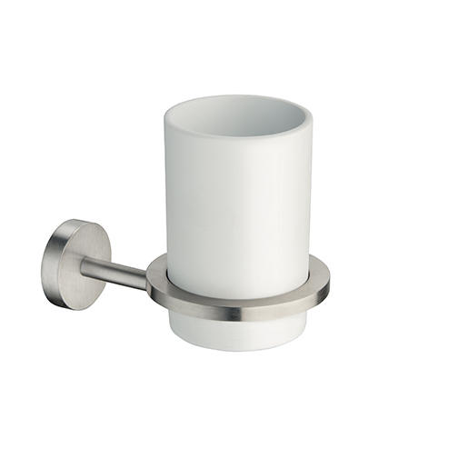 Porta bicchiere a parete in acciaio Cristina Rubinetterie