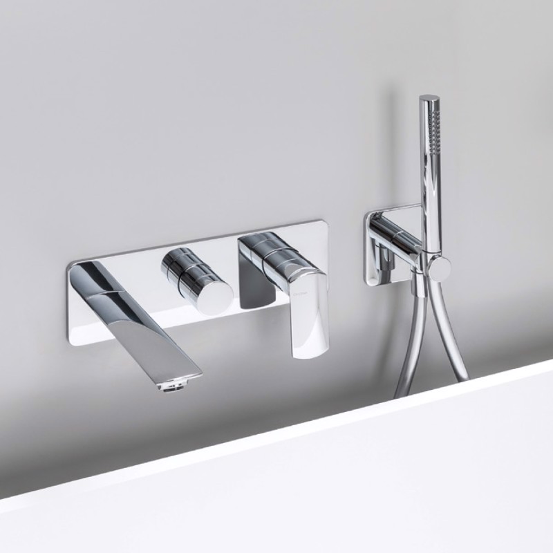 Miscelatore vasca con doccetta Profilo Cristina Rubinetterie
