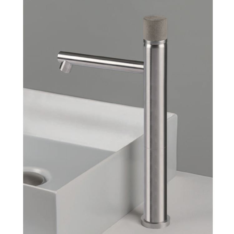 Miscelatore per lavabo versione alta Diametro35 Concrete Ritmonio