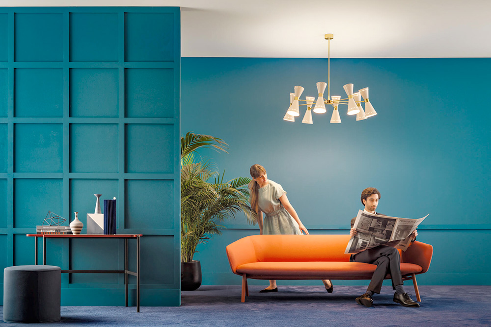 Lampada a sospensione Megafono Stilnovo