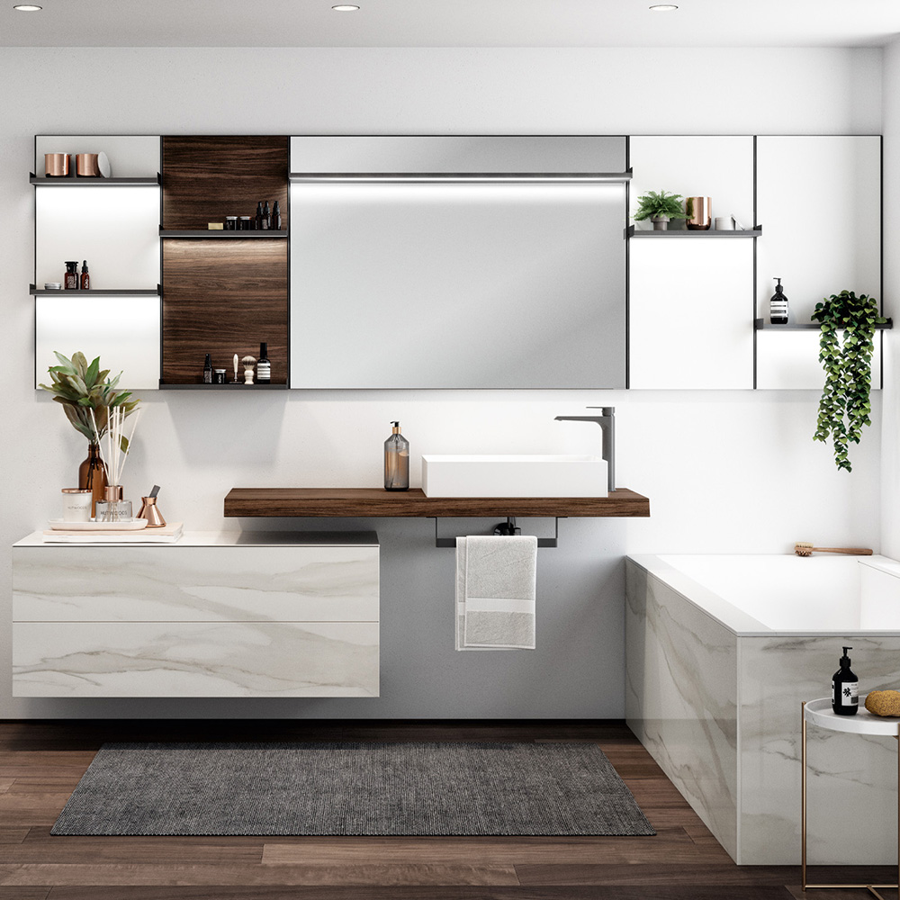 Composizione bagno Eclipse 02 Gruppo Geromin