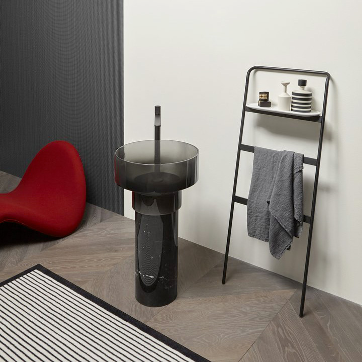 Lavabo freestanding in Cristalmood Borghi antoniolupi