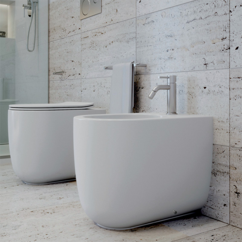 Wc e bidet a terra Milady Olympia