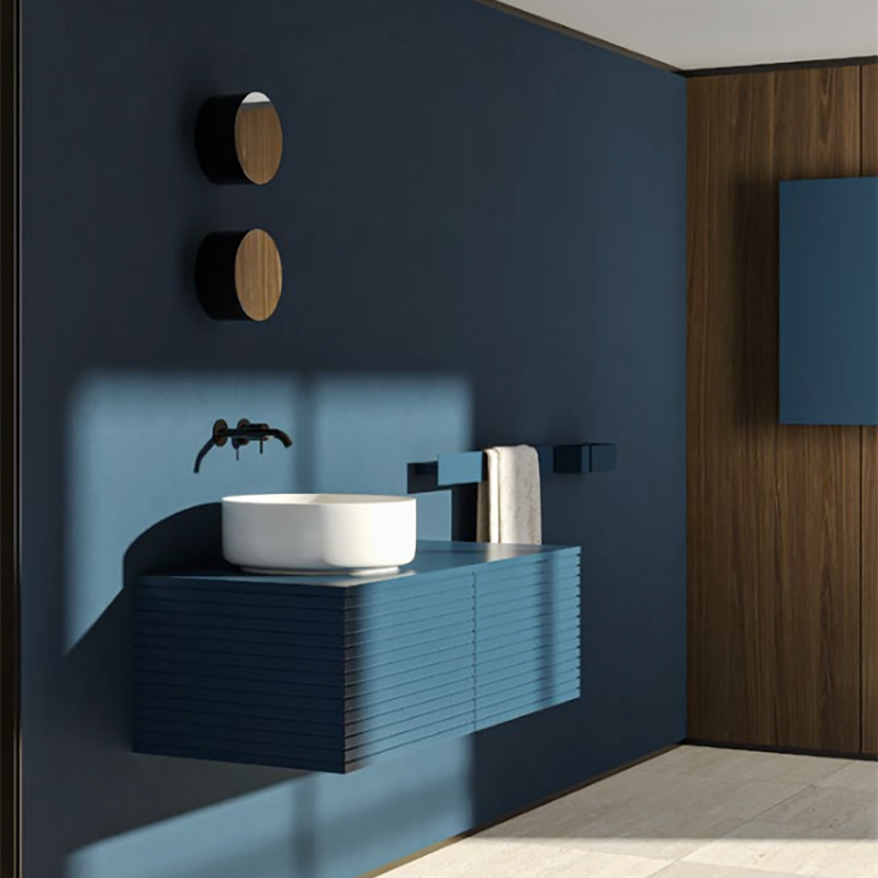 Composizione con mobile bagno sospeso More Moab80