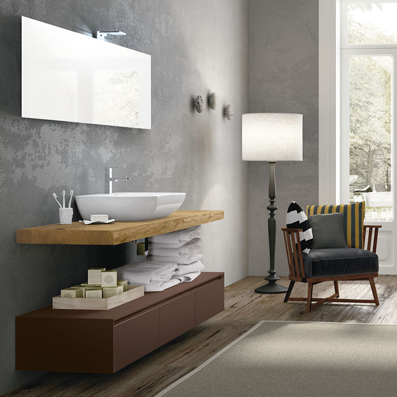 Mobile bagno sospeso Change 11 Gruppo Geromin